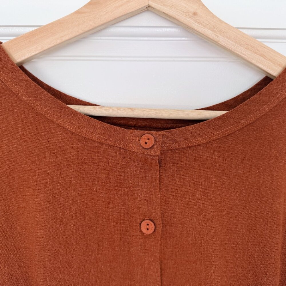 Longway Paige Top in Brick - Picture 6 of 6